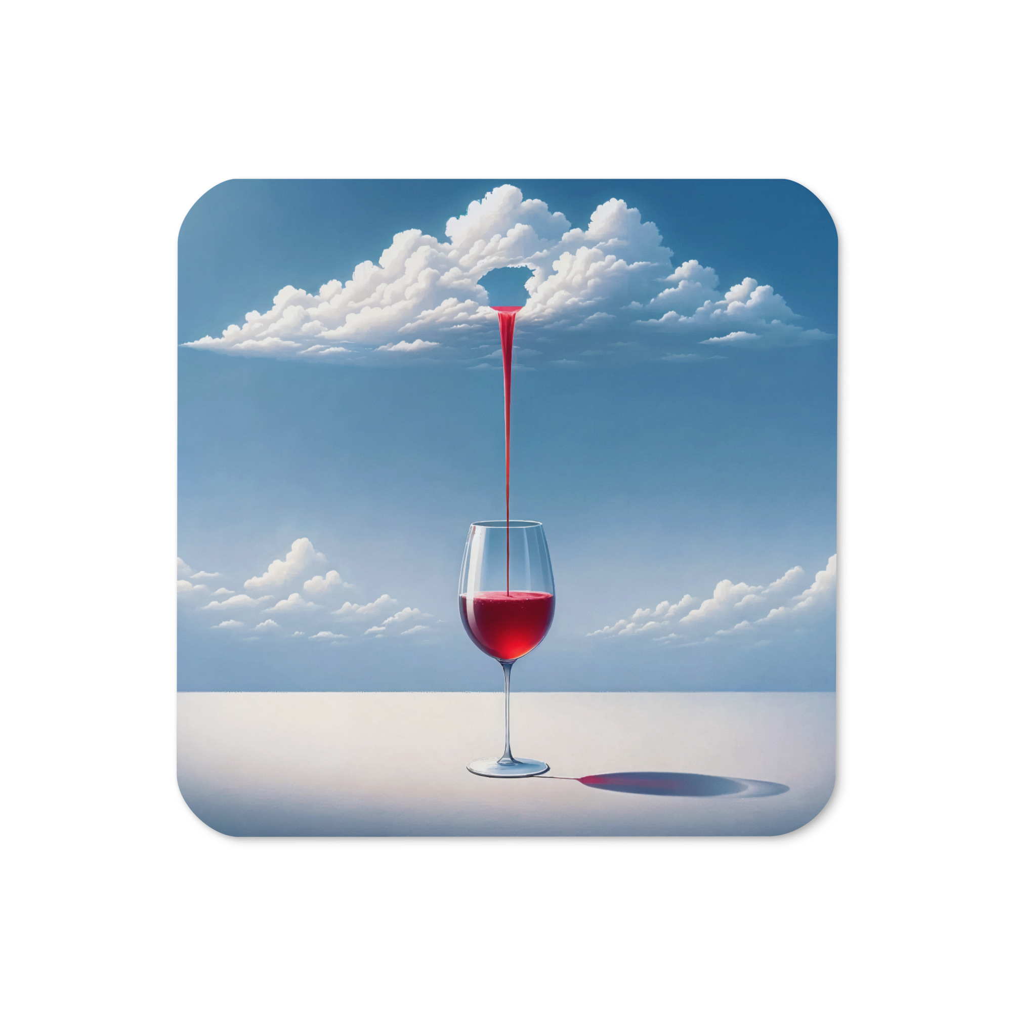 Cloud Sommelier - Cork-back coaster